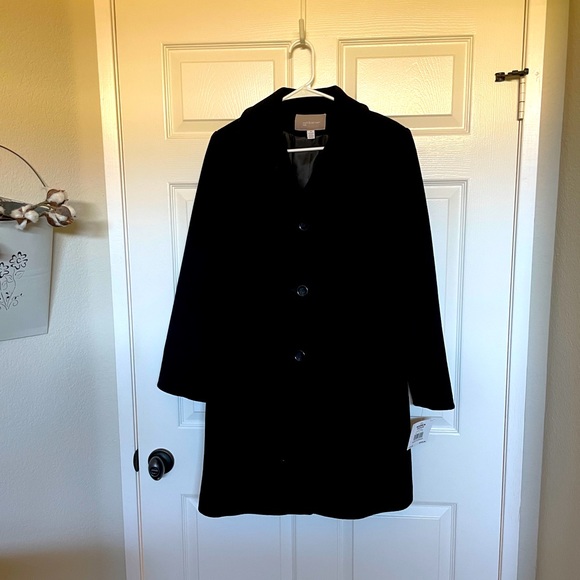 Womenswear Croft & Barrow Black Coat. - Picture 1 of 5